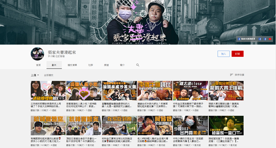 ▲YouTube平台也經營的有聲有色。