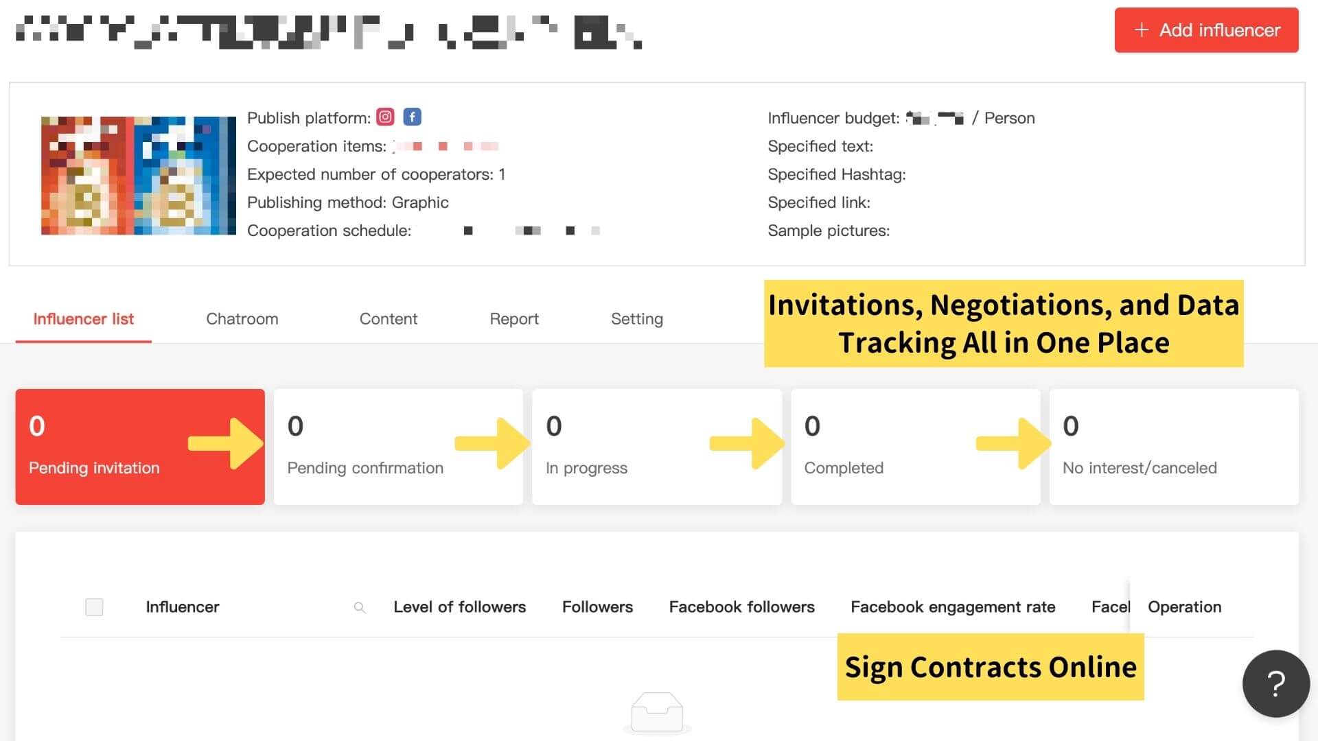 Register KOL Radar Matching Platform